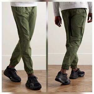 RARE Lululemon Olive Ever Tapered Glyde Reflective Ventilated Track Jogger Pants